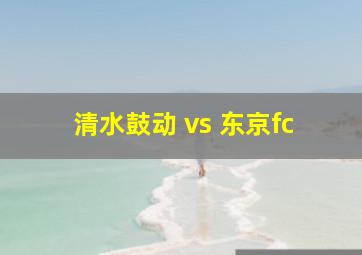 清水鼓动 vs 东京fc